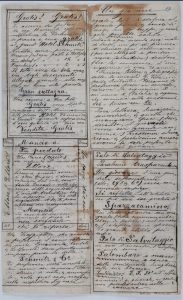 ADOLFO, ETTORE, ELIO SCHMITZ. "L’Adotajejojade di Trieste": lo smarrimento del cane Ettore. - ms. cartaceo - 12 ottobre 1879 [Trieste] - Museo Sveviano FS-MMS.109.1